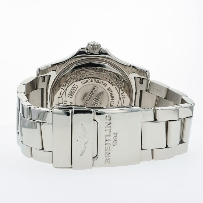 Breitling Avenger II GMT Black Dial Stainless Steel 43mm A32390