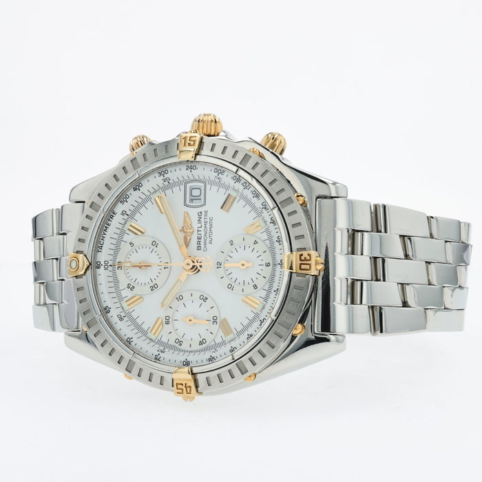 Breitling Chronomat Chronograph 18kt Yellow Gold & Stainless Steel B13352