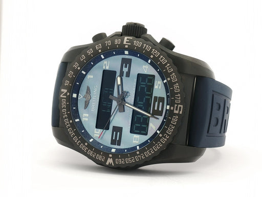 Breitling Cockpit B50 $4,695 Mother of Pearl Dial Black Titanium VB5010