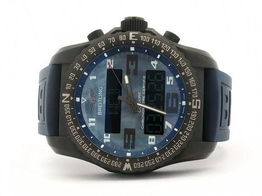 Breitling Cockpit B50 $4,695 Mother of Pearl Dial Black Titanium VB5010