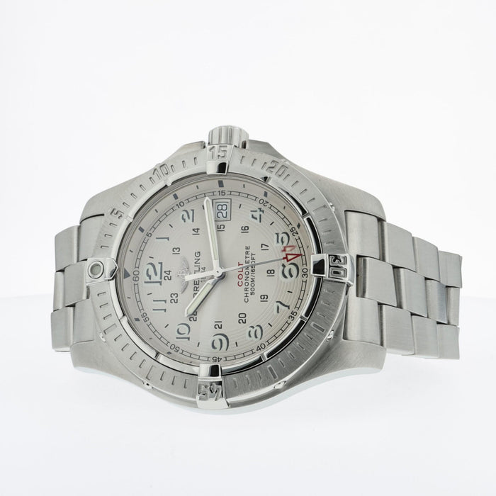 Breitling Colt Chronomat Silver Dial Quartz 41mm A74380