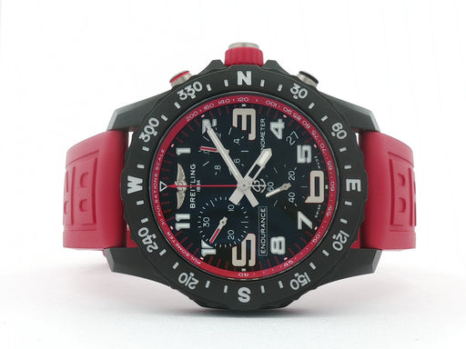 Breitling Endurance Pro Red Breitlight Chronograph Black Dial Quartz X82310