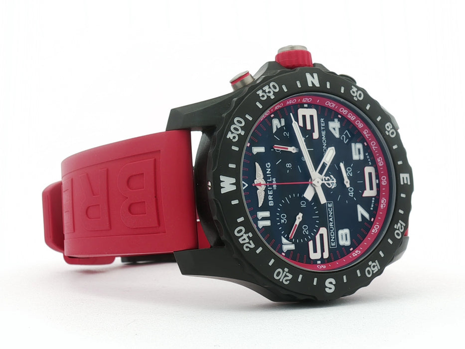 Breitling Endurance Pro Red Breitlight Chronograph Black Dial Quartz X82310