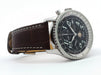 Breitling Montbrillant Eclipse Black Dial Moonphase Chronograph Steel A43030
