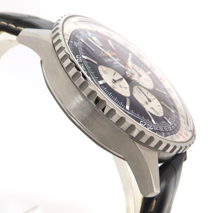 Breitling Navitimer Chronograph 46 Black Dial Automatic Stainless Steel AB0137