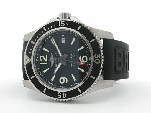 Breitling Superocean 44 Black Dial Stainless Steel Automatic Date A17367