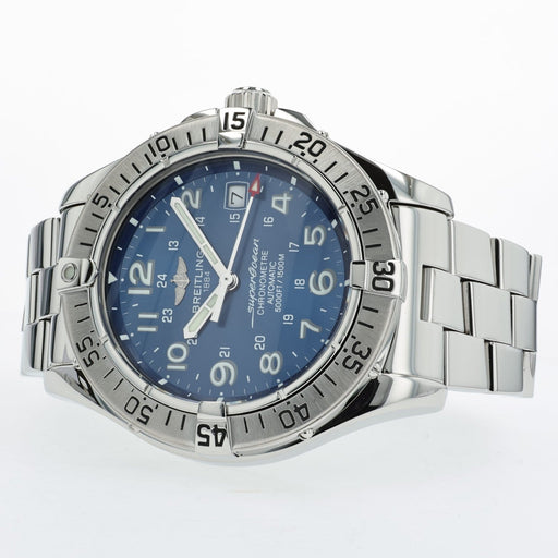 Breitling Superocean Blue Dial Automatic Stainless Steel 42MM A17360