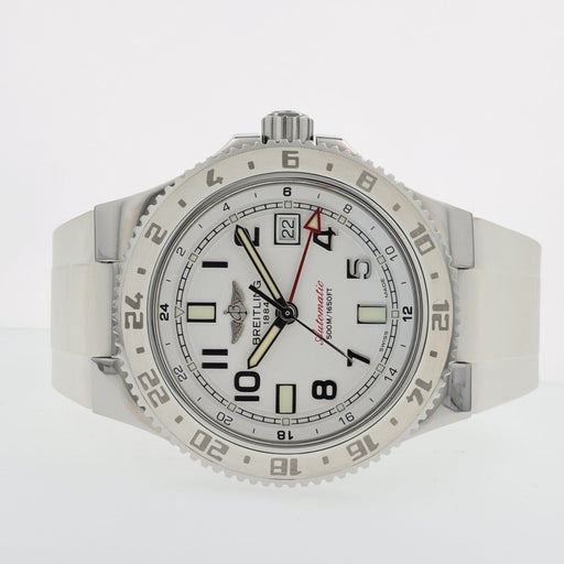Breitling Superocean GMT White Dial 41MM Stainless Steel Automatic A32380