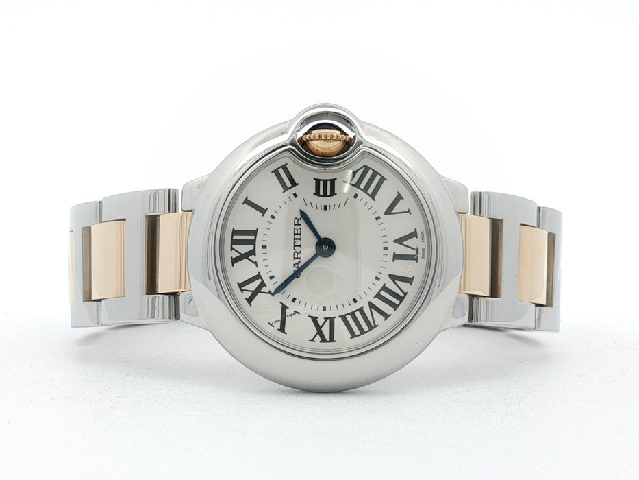 Cartier Ballon Bleu 28mm Small Yellow Gold and Stainless Steel W69007Z3 3009