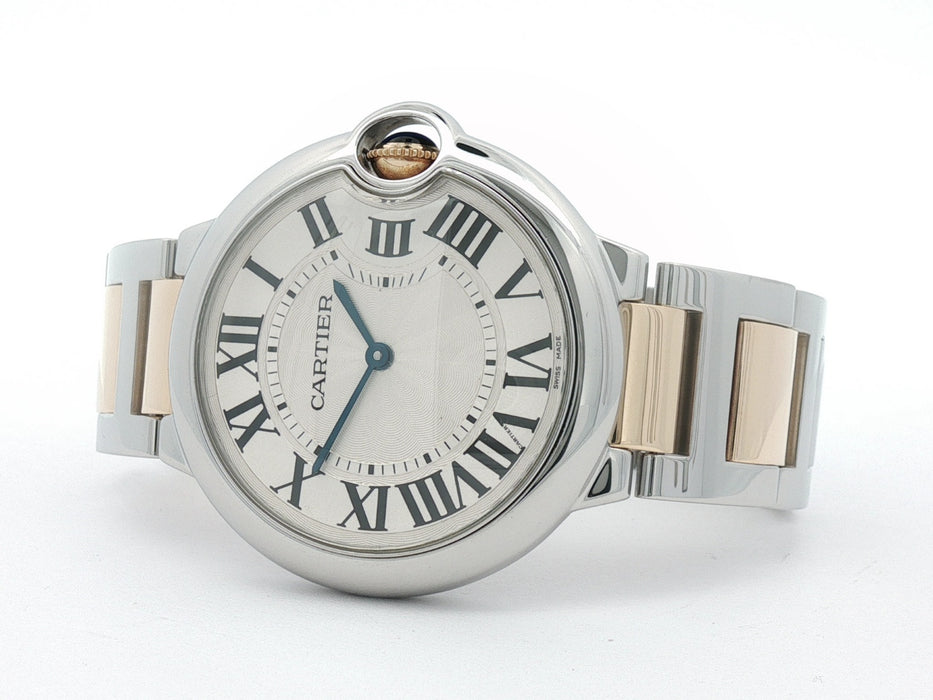 Cartier Ballon Bleu 36mm 18kt Yellow Gold & Stainless Steel Quartz W69008Z3 3005
