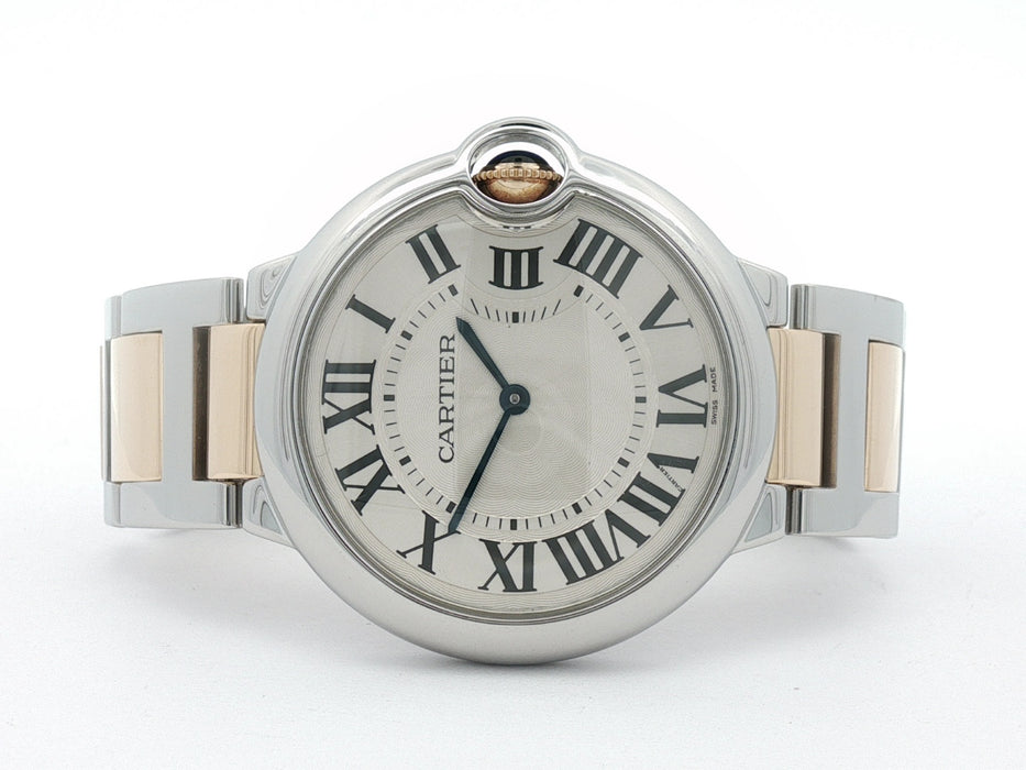 Cartier Ballon Bleu 36mm 18kt Yellow Gold & Stainless Steel Quartz W69008Z3 3005
