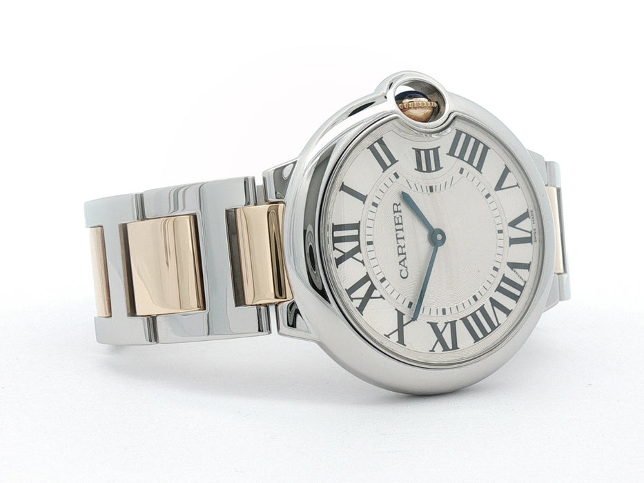Cartier Ballon Bleu 36mm 18kt Yellow Gold & Stainless Steel Quartz W69008Z3 3005