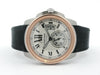 Cartier Calibre De Cartier 18k Rose Gold and Stainless Steel 42MM W7100039 3389