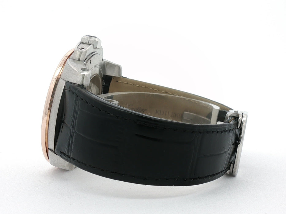 Cartier Calibre De Cartier 18k Rose Gold and Stainless Steel 42MM W7100039 3389