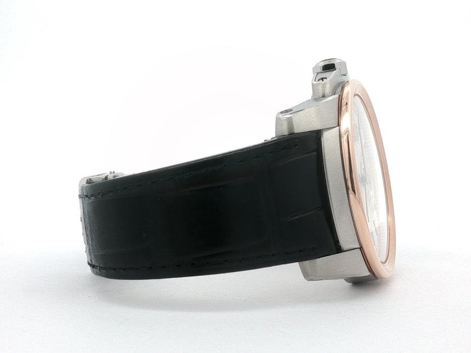 Cartier Calibre De Cartier 18k Rose Gold and Stainless Steel 42MM W7100039 3389