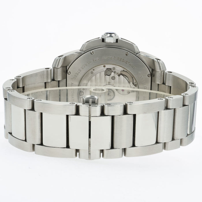 Cartier Calibre De Cartier Silver Dial Stainless Steel Automatic W7100015 3389