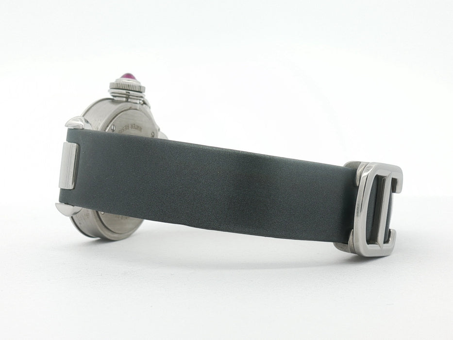 Cartier Miss Pasha Pink Dial 27mm Stainless Steel Quartz W3140026 2973