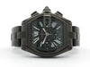 Cartier Roadster Chronograph Aftermarket PVD Steel Black Dial W62020X6 2618