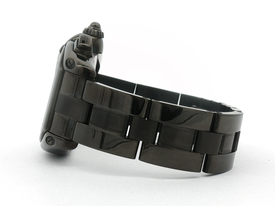 Cartier Roadster Chronograph Aftermarket PVD Steel Black Dial W62020X6 2618