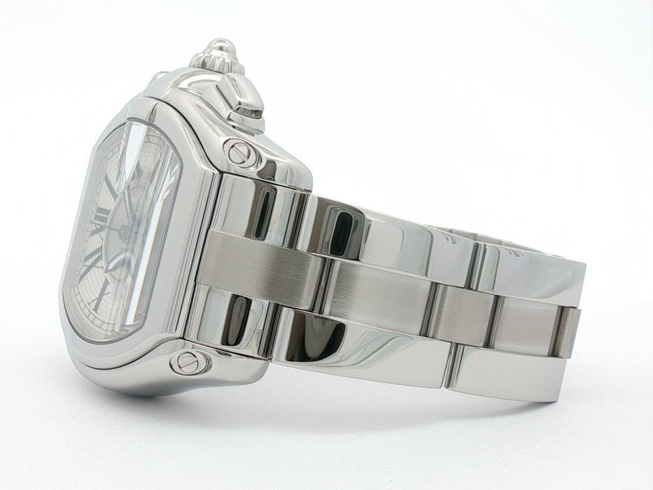 Cartier Roadster Chronograph Silver Dial Stainless Steel Automatic W62019X6 2618