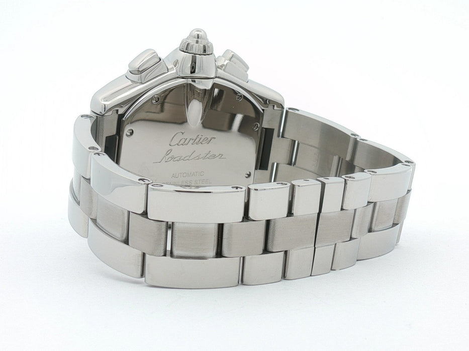 Cartier Roadster Chronograph Silver Dial Stainless Steel Automatic W62019X6 2618