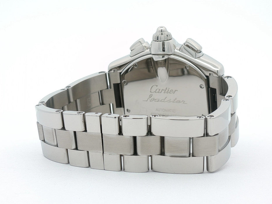 Cartier Roadster Chronograph Silver Dial Stainless Steel Automatic W62019X6 2618