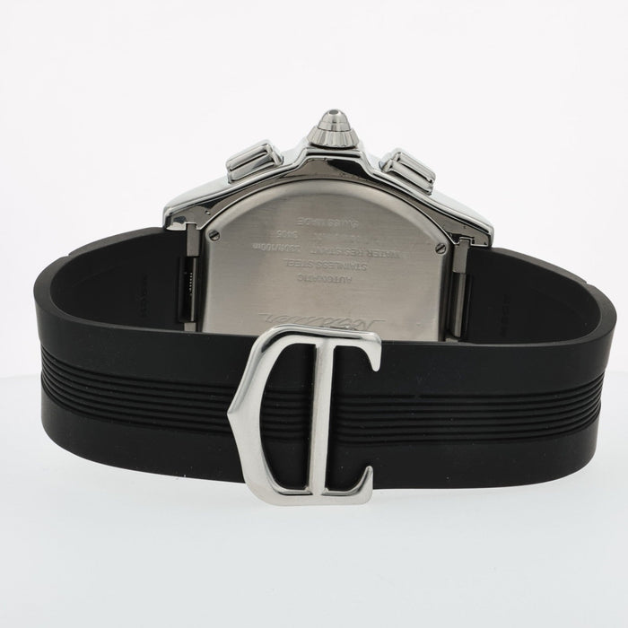 Cartier Roadster Chronograph Silver Dial Stainless Steel Automatic W6206020 3405