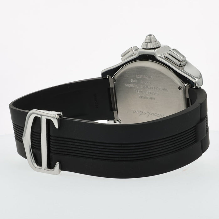 Cartier Roadster Chronograph Silver Dial Stainless Steel Automatic W6206020 3405