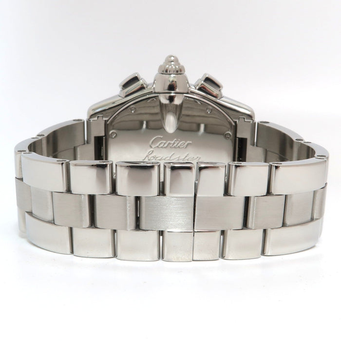 Cartier Roadster Chronograph XL Silver Dial Stainless Steel 43MM W62006X6 2618