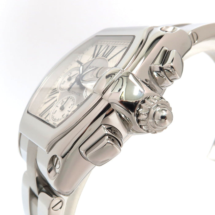 Cartier Roadster Chronograph XL Silver Dial Stainless Steel 43MM W62006X6 2618