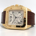 Cartier Santos 100 Chronograph Solid 18k Yellow Gold Automatic W20096Y1 2741