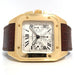 Cartier Santos 100 Chronograph Solid 18k Yellow Gold Automatic W20096Y1 2741