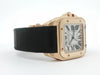 Cartier Santos 100 Large Solid 18kt Yellow Gold Silver Roman Dial W20112Y1 2657