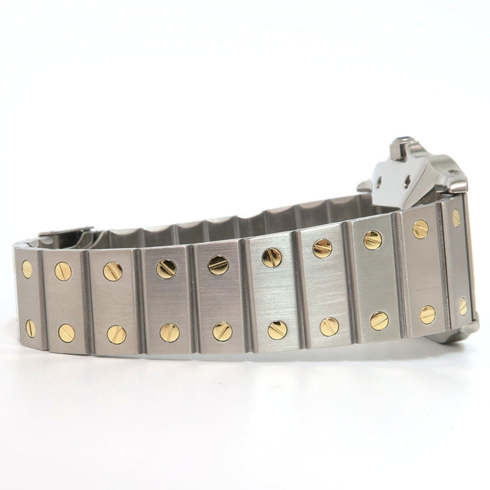 Cartier Santos Carree Grey "Ghost Dial" 18K Yellow Gold & Steel Automatic
