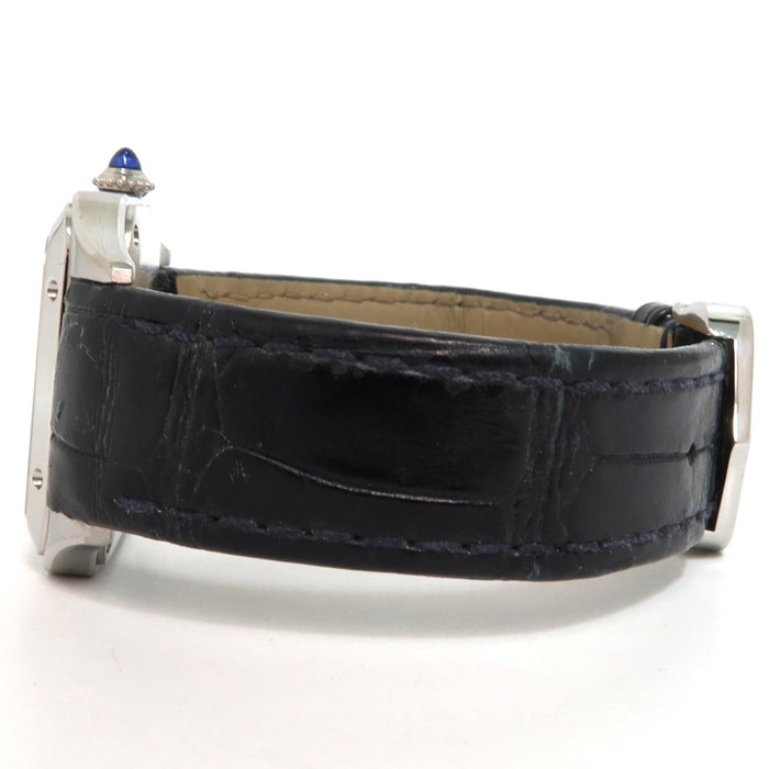 Cartier Santos Dumont Stainless Steel Small 27MM Silver Dial WSSA0023 4242