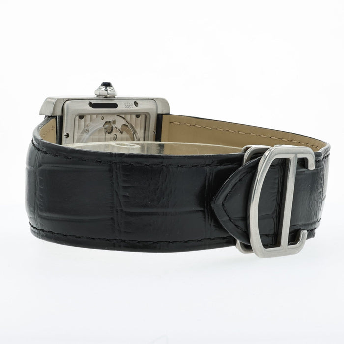Cartier Tank MC Silver Dial Automatic Small Seconds Steel W5330003 3589