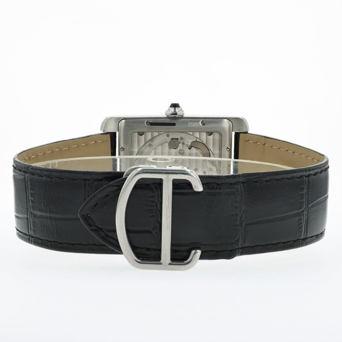 Cartier Tank MC Silver Dial Automatic Small Seconds Steel W5330003 3589