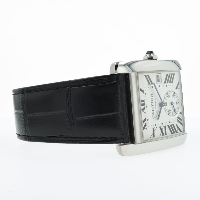 Cartier Tank MC Silver Dial Automatic Small Seconds Steel W5330003 3589