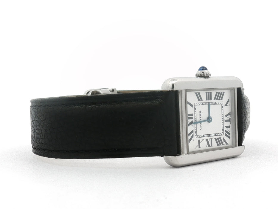Cartier Tank Solo Ladies Small Stainless Steel Silver Dial Quartz W1018255 2716