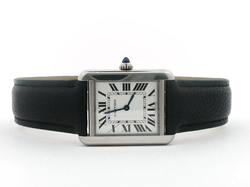 Cartier Tank Solo Small Stainless Steel Silver Dial Quartz WSTA0030 3170