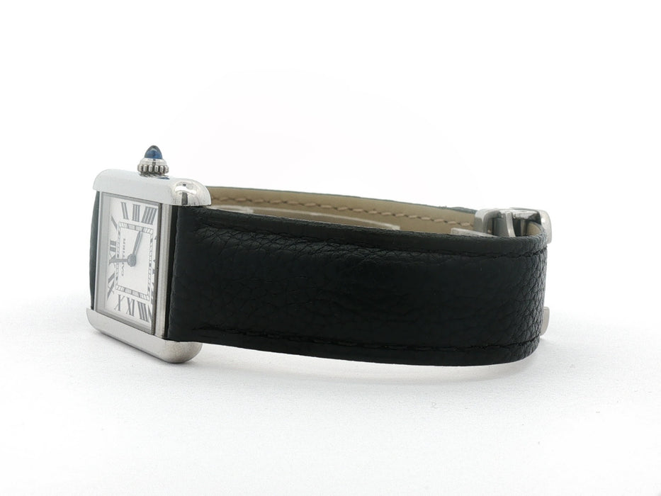 Cartier Tank Solo Small Stainless Steel Silver Dial Quartz WSTA0030 3170