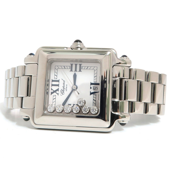 Chopard Happy Sport Diamonds Stainless Steel White Dial Quartz 27/8349-23