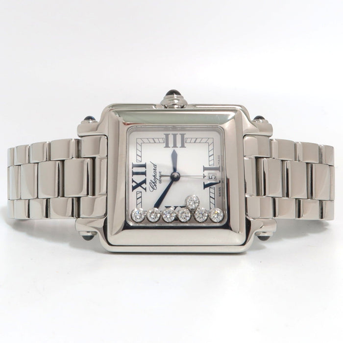 Chopard Happy Sport Diamonds Stainless Steel White Dial Quartz 27/8349-23