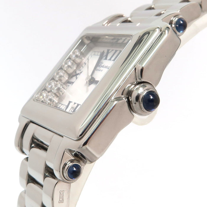 Chopard Happy Sport Diamonds Stainless Steel White Dial Quartz 27/8349-23