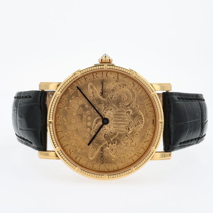 Corum 36mm 18kt Yellow Gold 20 Dollar Coin Eagle-liberty automatic 293.645.56