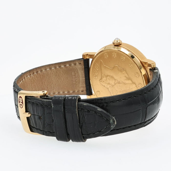 Corum 36mm 18kt Yellow Gold 20 Dollar Coin Eagle-liberty automatic 293.645.56