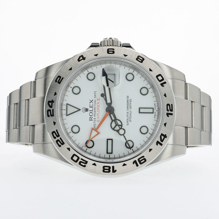 Rolex Explorer II White Polar Dial Automatic 42MM Stainless Steel 216570