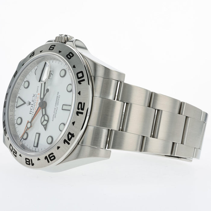 Rolex Explorer II White Polar Dial Automatic 42MM Stainless Steel 216570