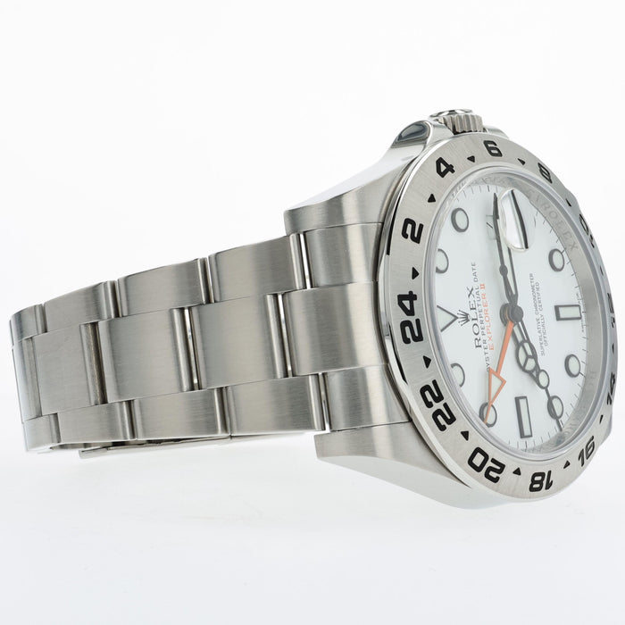 Rolex Explorer II White Polar Dial Automatic 42MM Stainless Steel 216570