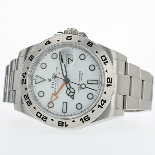 Rolex Explorer II White Polar Dial Automatic 42MM Stainless Steel 216570